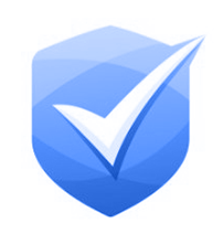 Schild mit Bestätigungssymbol